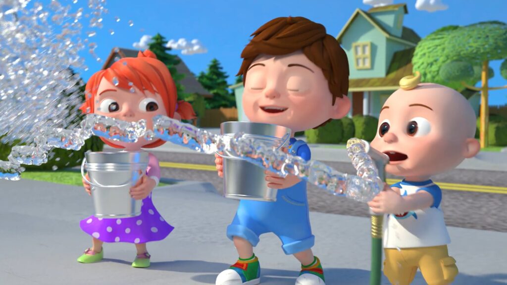 CoComelon – Car Wash Song video thumbnail, directed by Marvin Lee